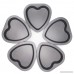 BESTORE Heart Shaped Pizza pan cake baking pan 8 inch Nonstick Carbon Steel Baking Set(1 piece) - B07CKTWDQL